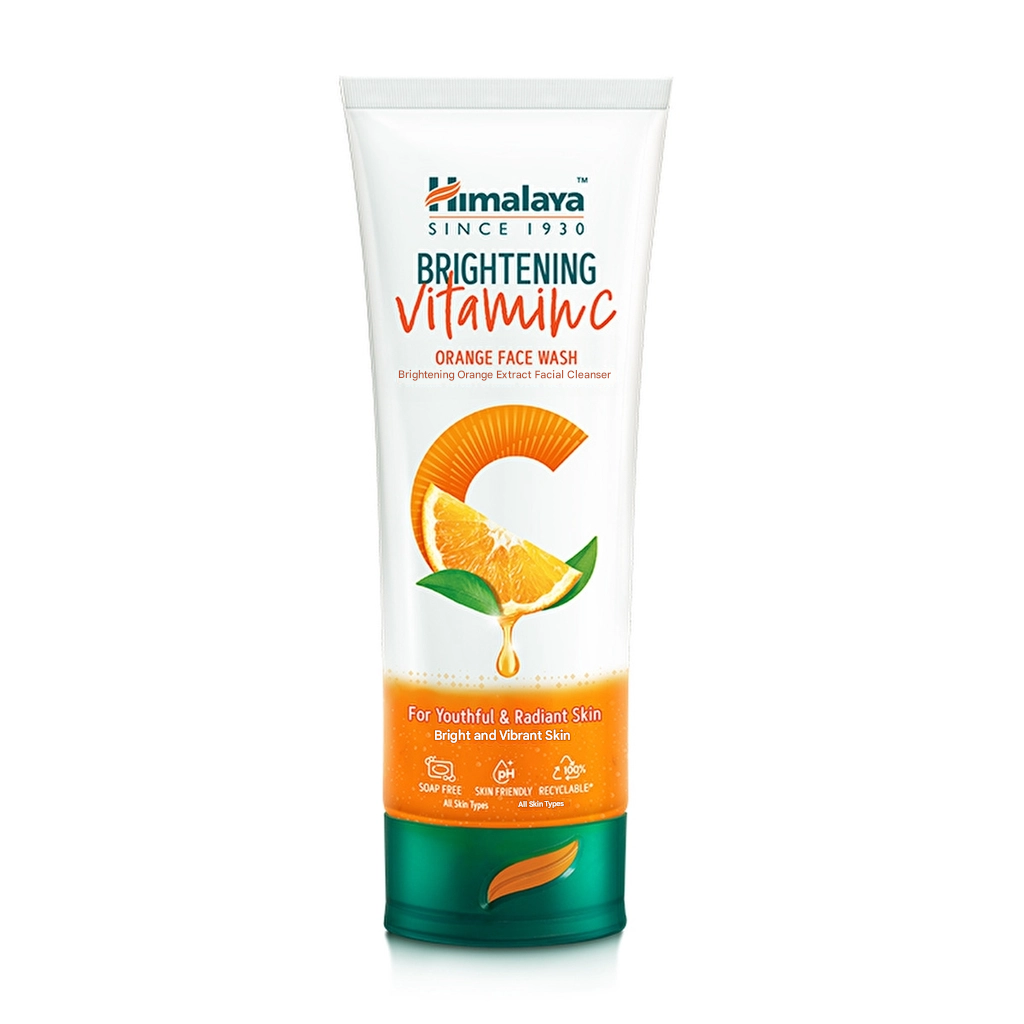 HIMALAYA - Brightening Vitamin C Orange Extract Facial Cleanser 100 ml