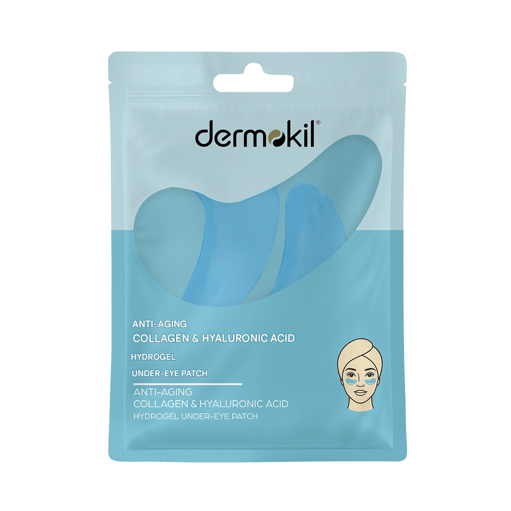 Dermokil Anti-Aging Collagen Hyaluronic Acid Hydrogel Under-Eye Mask 7 gr