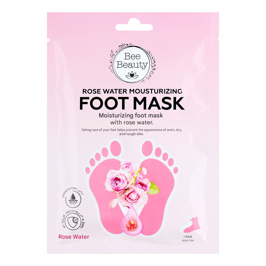 Bee Beauty Rose Water Moisturizing Foot Mask 30 ml