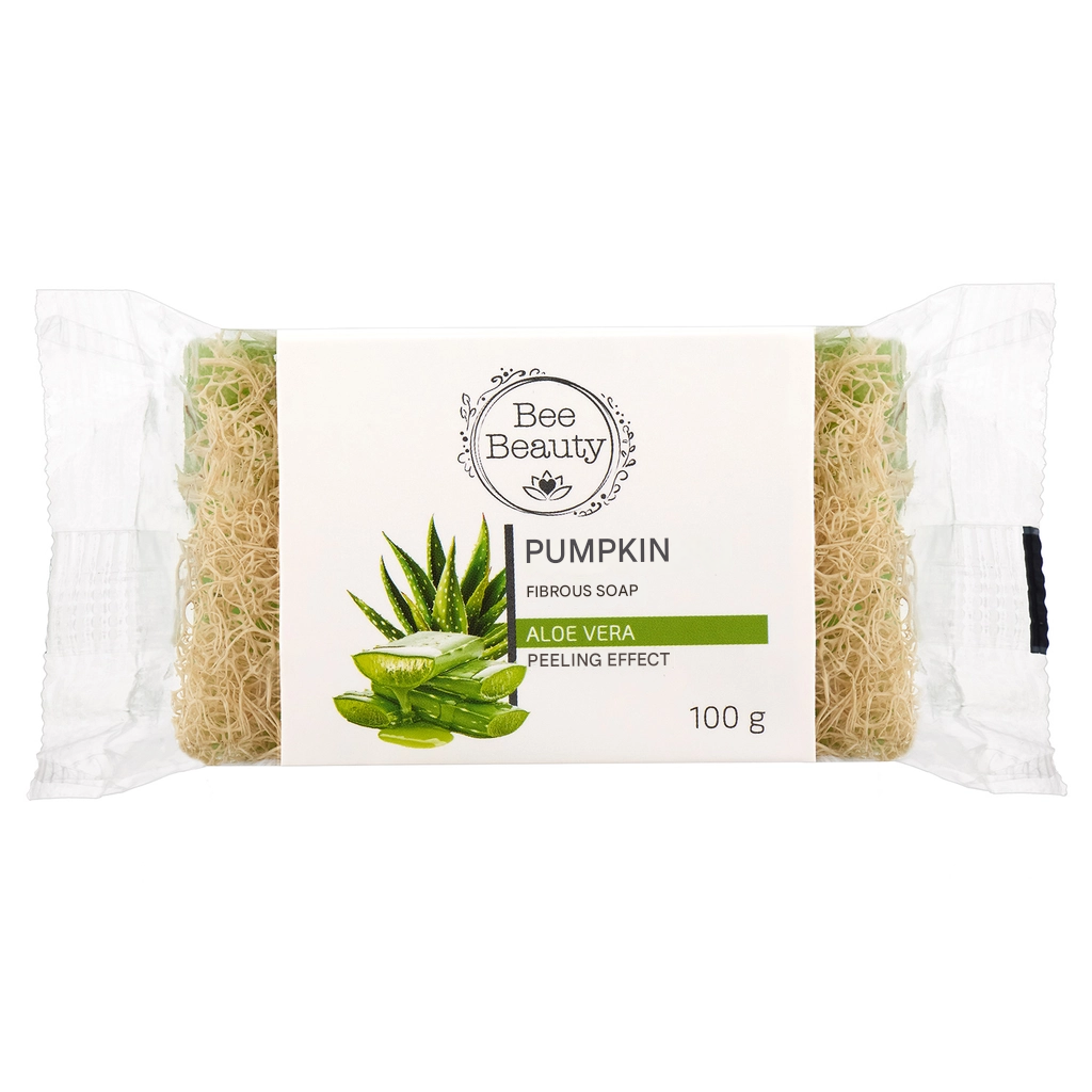 Bee Beauty Pumpkin Fiber Soap Aloe Vera 100 gr