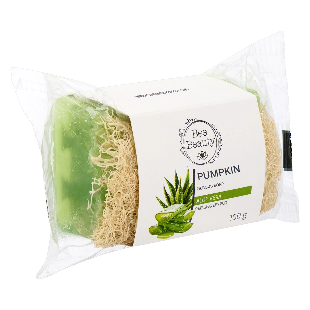 Bee Beauty Pumpkin Fiber Soap Aloe Vera 100 gr