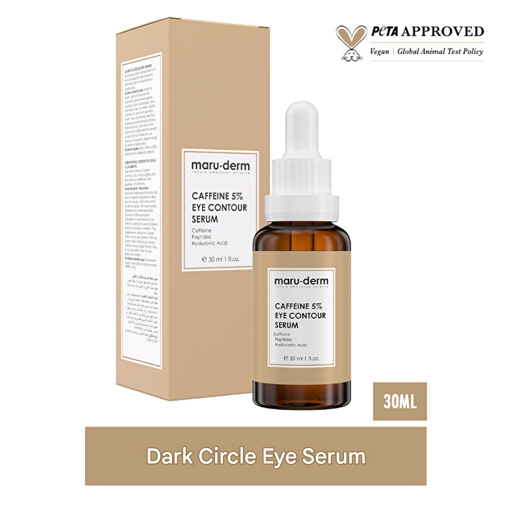 Maruderm Caffeine 5% + Peptides + Hyaluronic Acid Eye Serum 30 ml