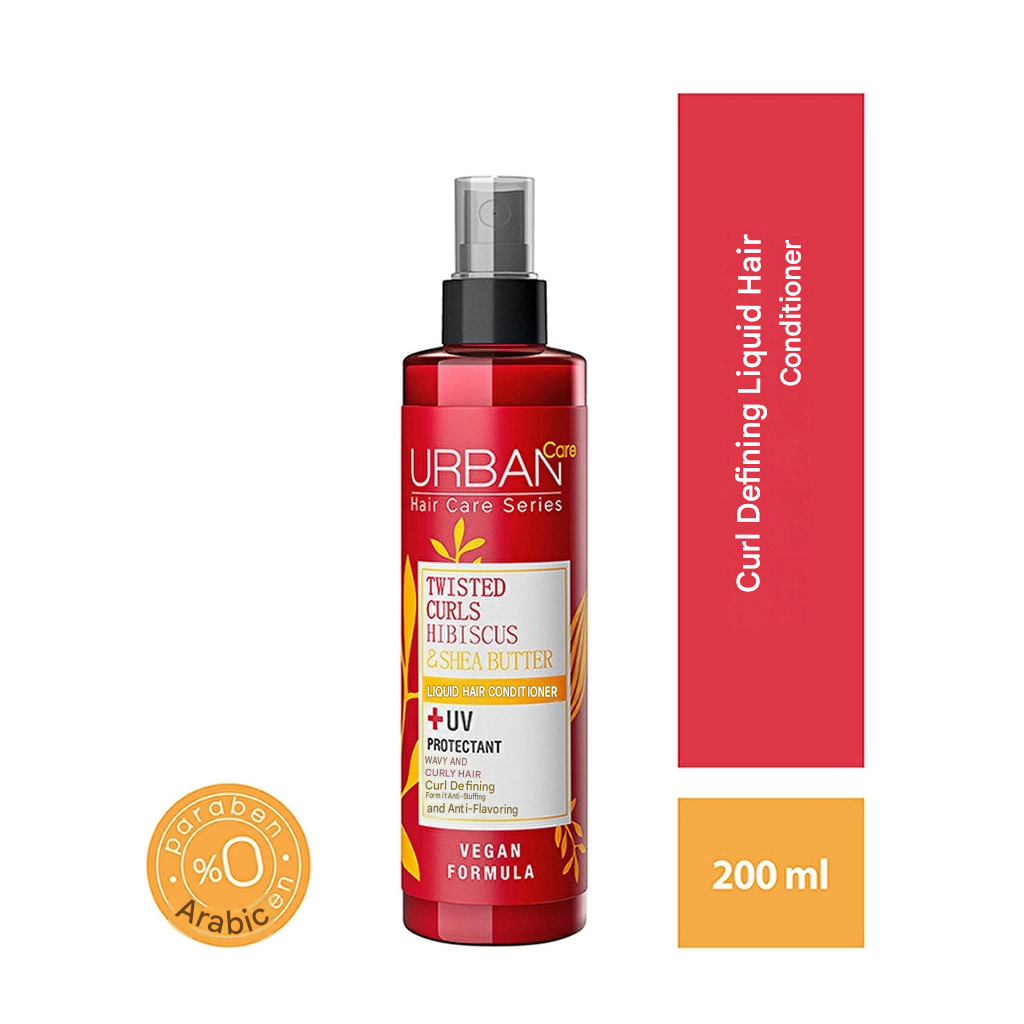 Urban Care Twisted Curls Hibiscus & Shea Butter Curl Defining Liquid Hair Conditioner 200 ml