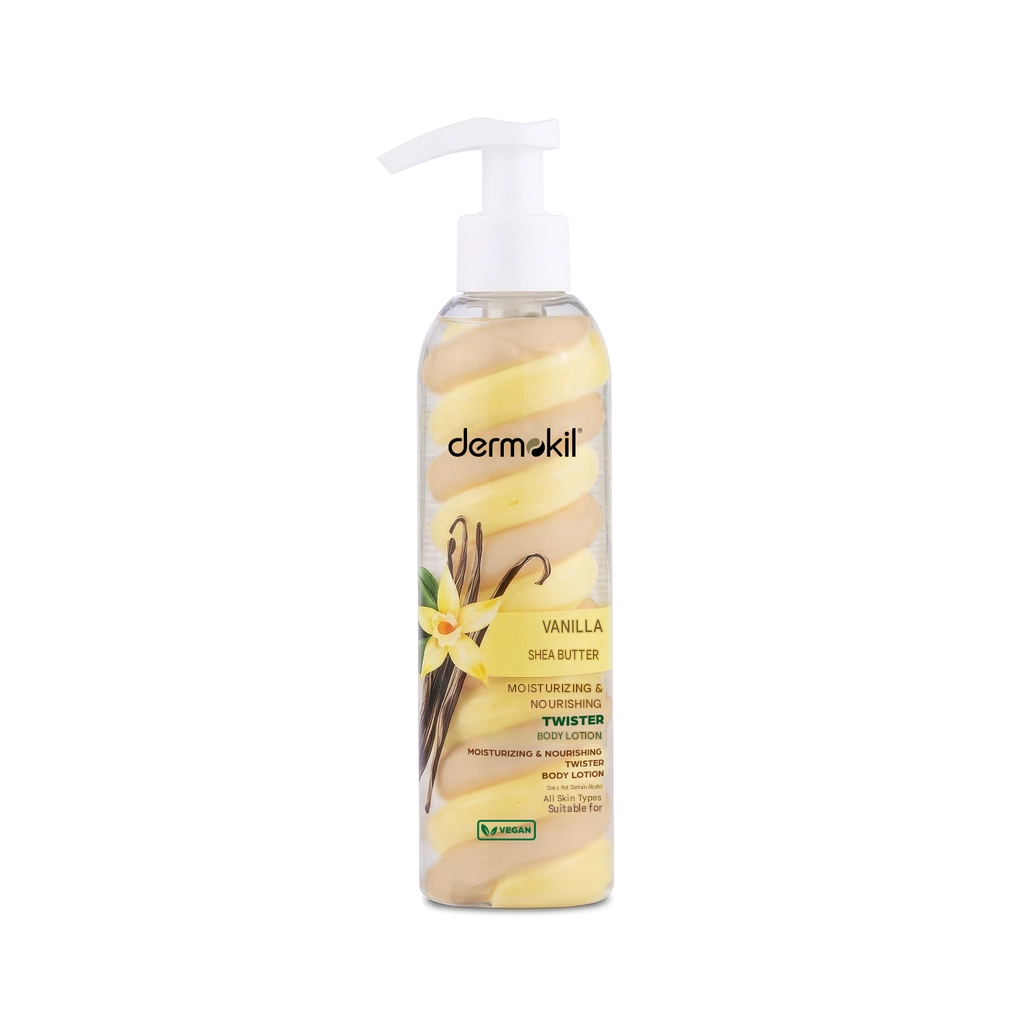 Dermokil Vanilla Shea Butter Moisturizing and Nourishing Twister Body Lotion 200 ml