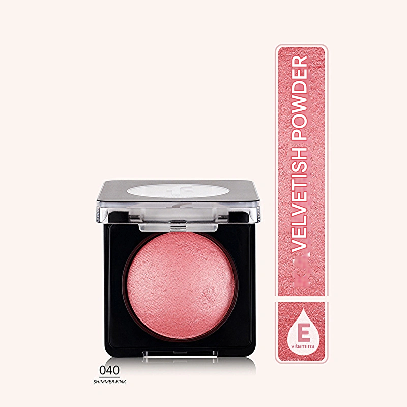 Flormar Baked Blush-On Blush 040 Shimmer Pink