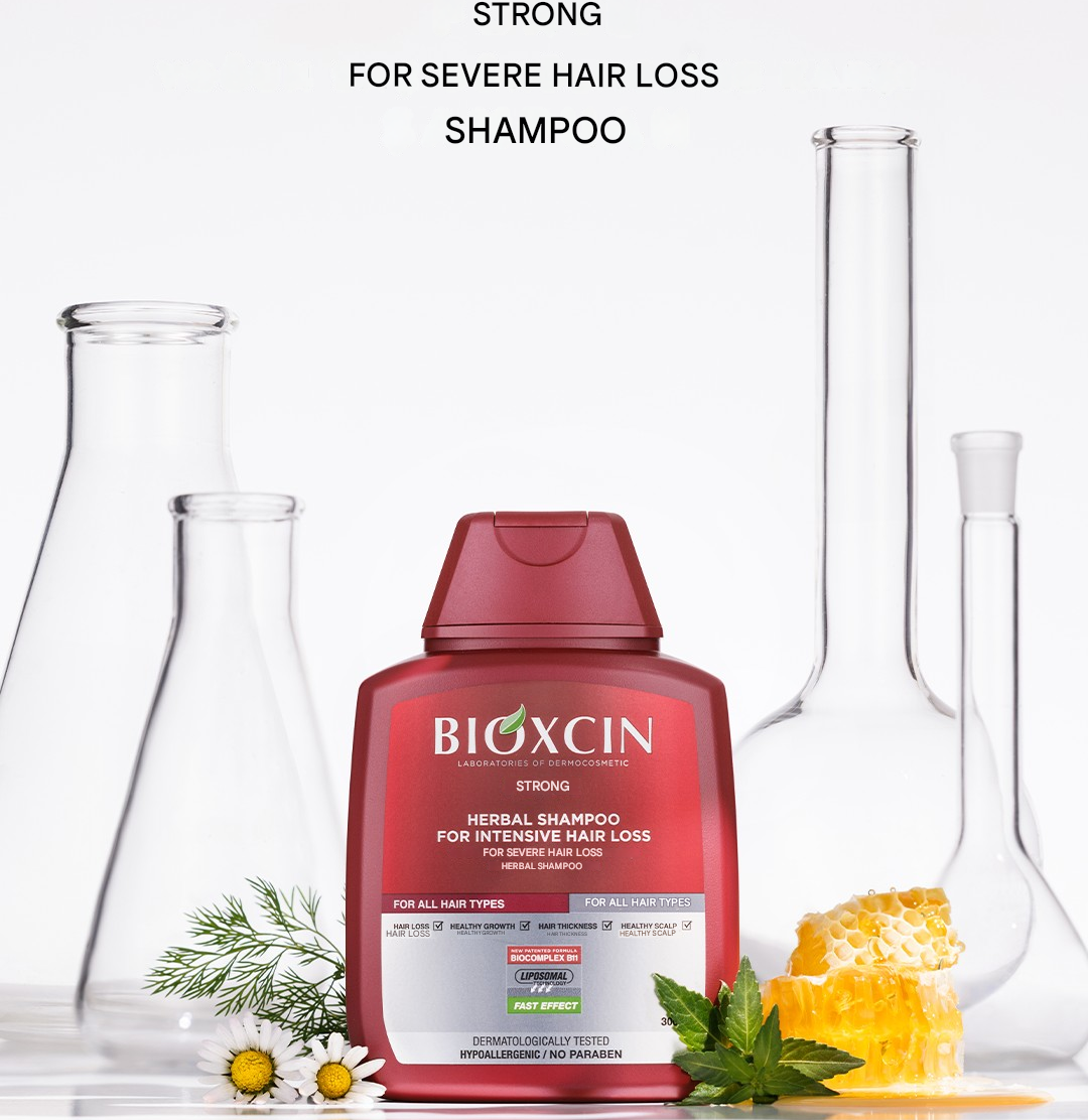 Bioxcin Forte Herbal Shampoo Against Hair Loss All Hair Types 300 ml
