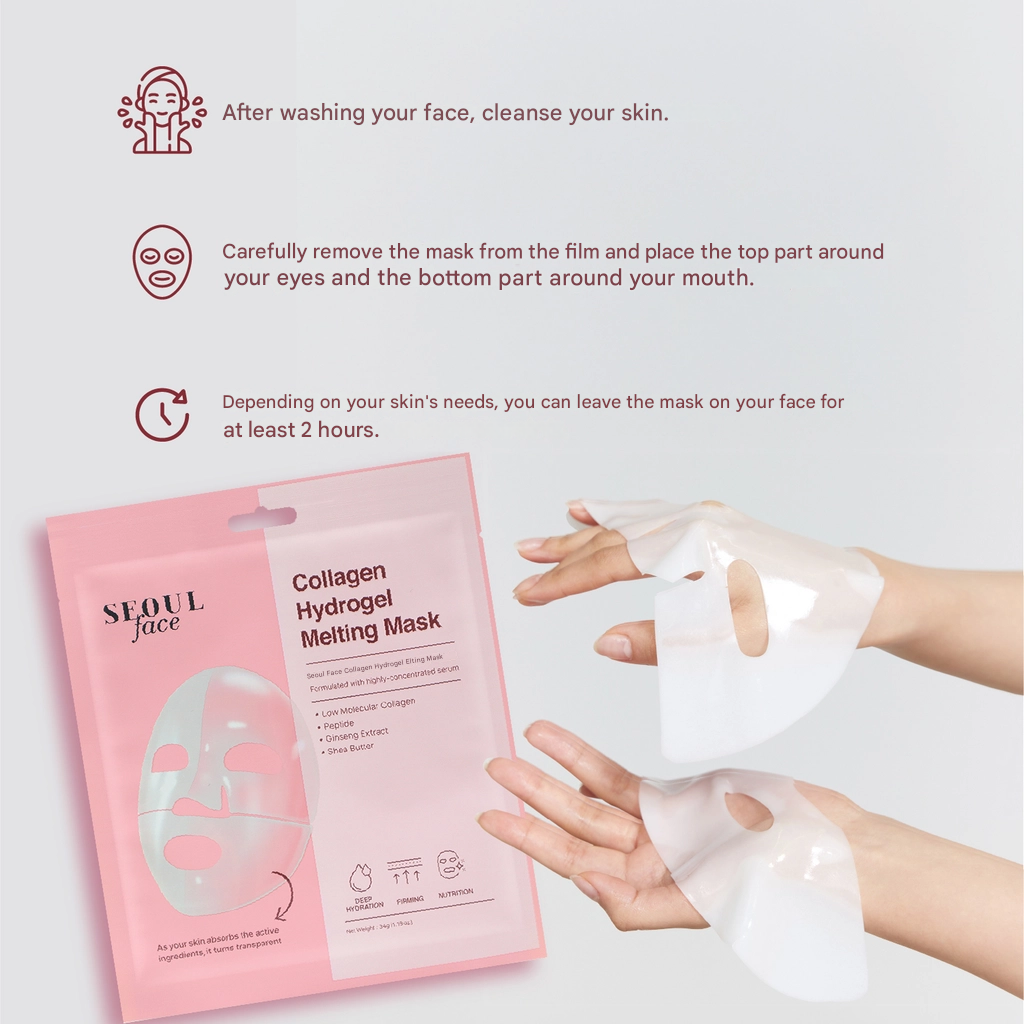 Dermal Korea Seoul Face Collagen Hydrogel Melting Face Mask