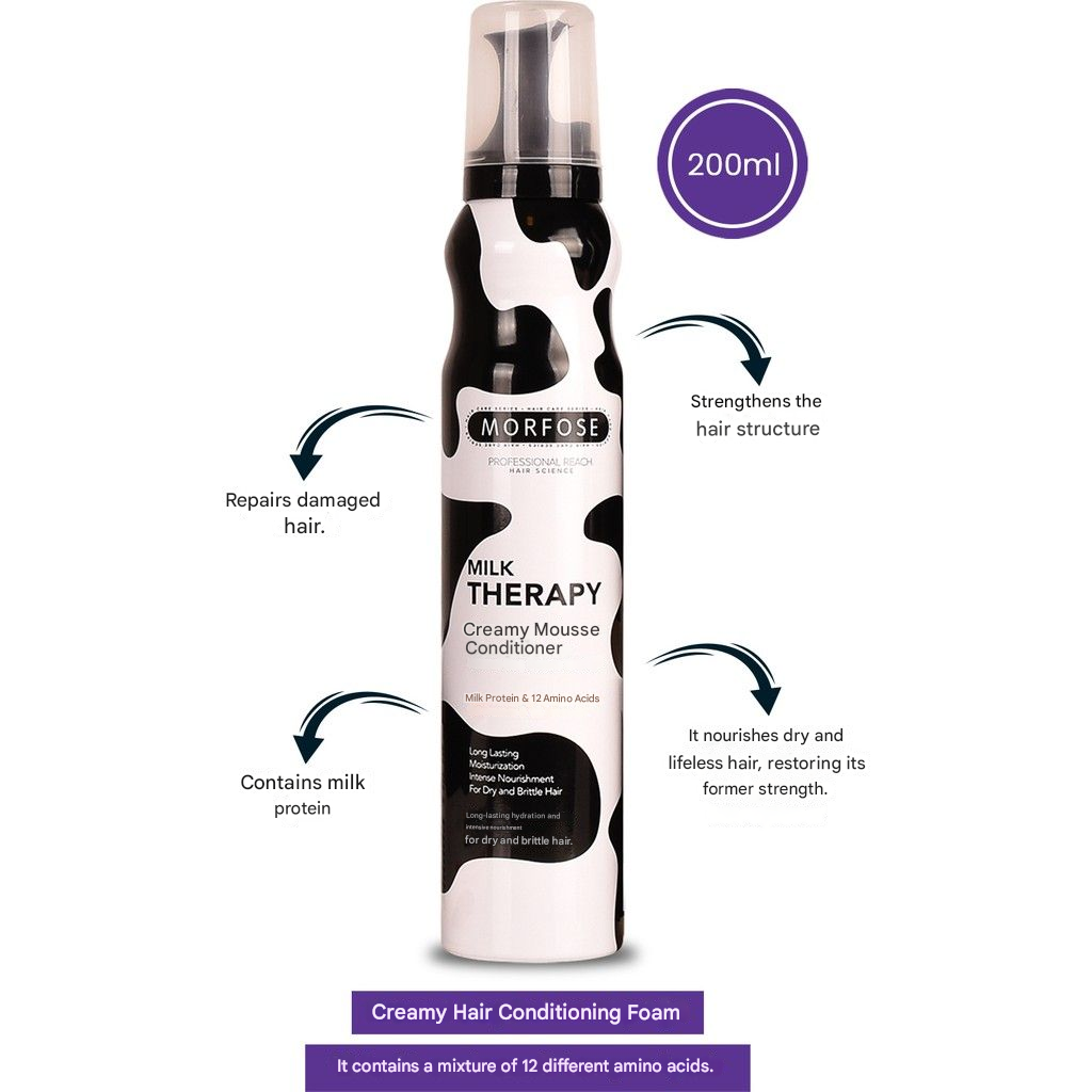 MORFOSE - Hair Mousse Milk Therapy Classic Duo Pack 200 ML