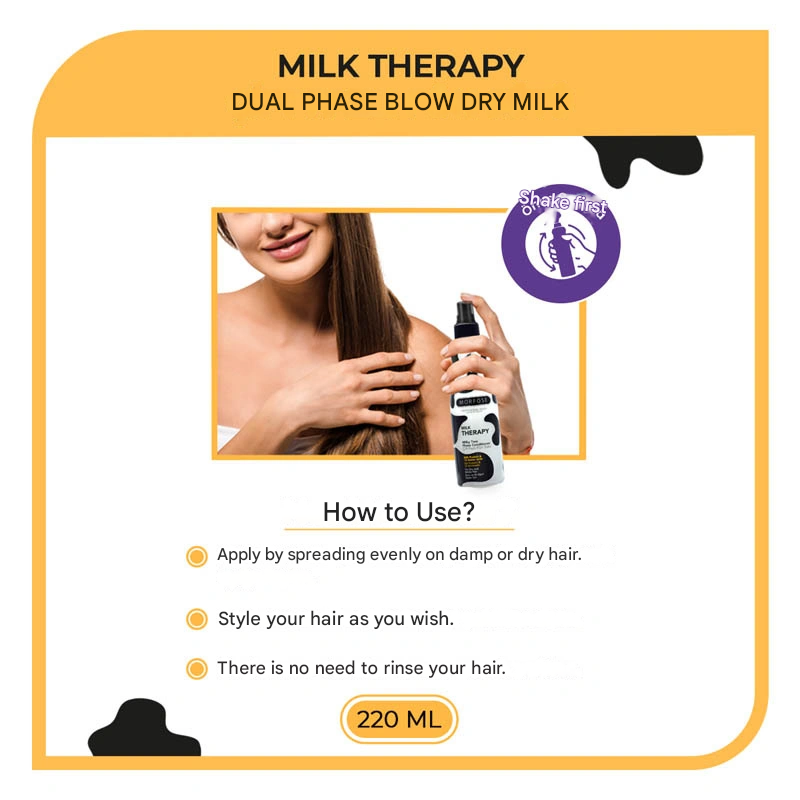 Morfose Milk Therapy Dual Phase Blow Dry Milk 220 ml
