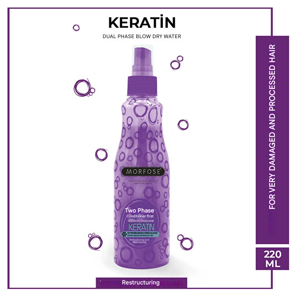 Morfose Keratin Dual Phase Blow Dry Water 220 ml