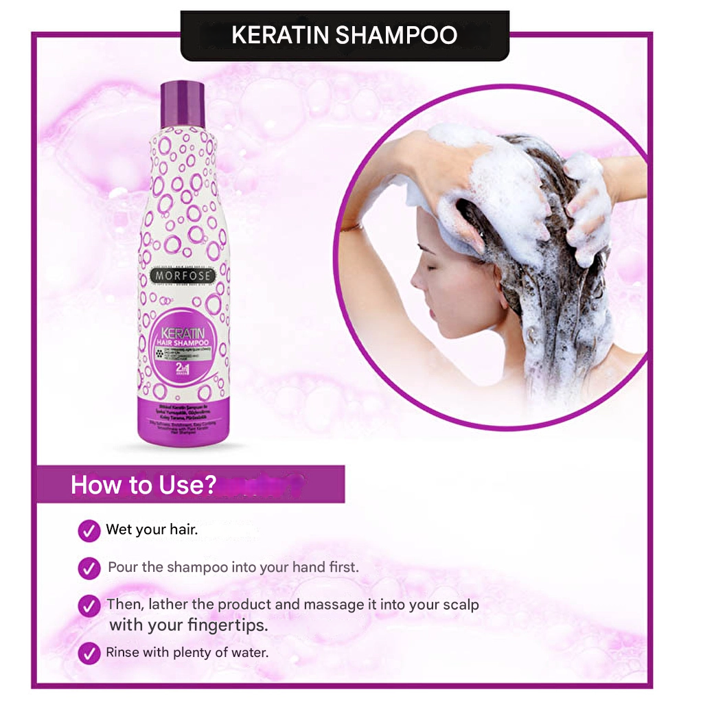 Morfose Keratin Hair Shampoo 500 ml