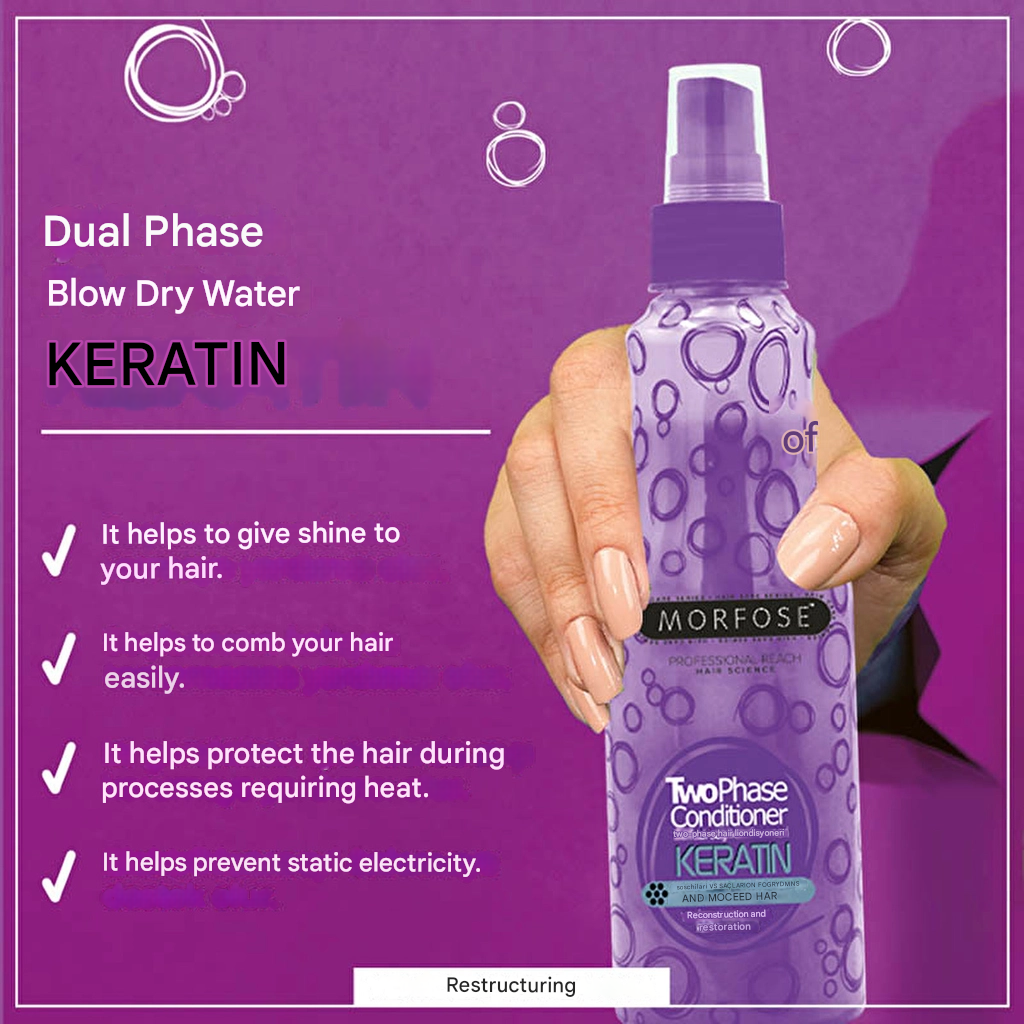 Morfose Keratin Dual Phase Blow Dry Water 220 ml