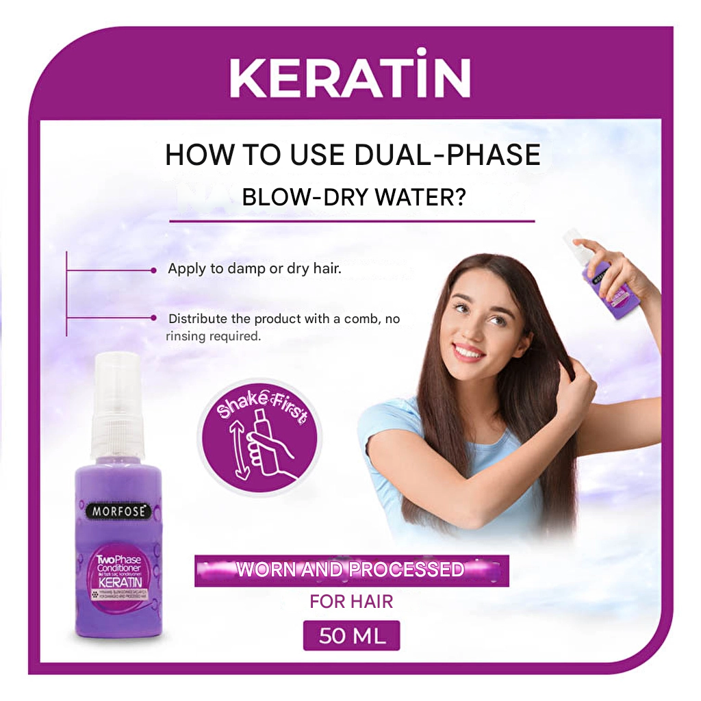 Morfose Keratin Dual Phase Blow Dry Water 50 ml