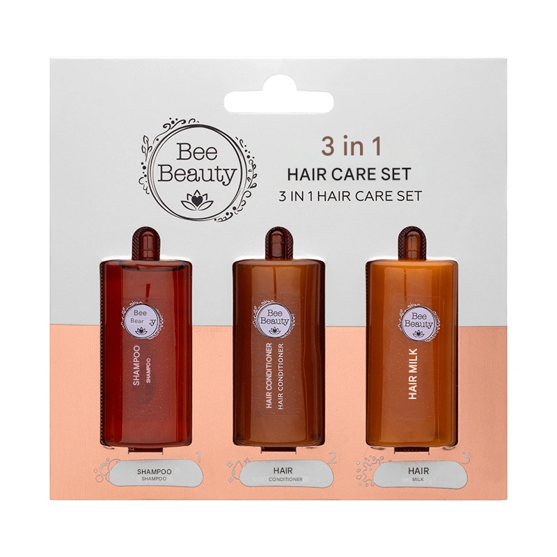 Bee Beauty 3 in 1 Travel Set 3 x 10 ml (Shampoo + Conditioner + Hair Milk)
