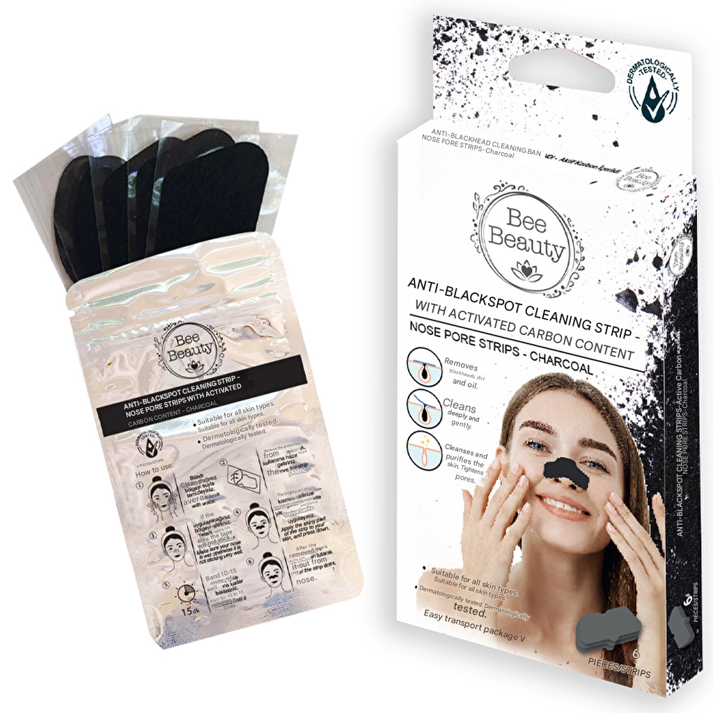 Bee Beauty Active Carbon Blackhead Strips 6-Pack