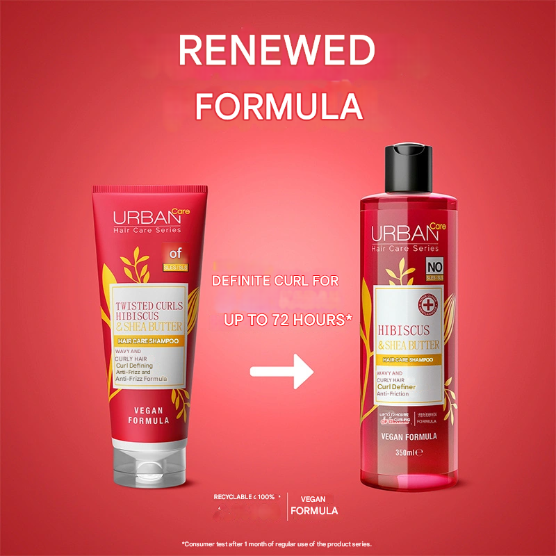 Urban Care Hibiscus & Shea Butter Curl Defining Hair Care Shampoo 350 ml