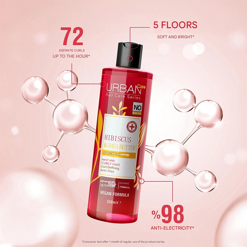Urban Care Hibiscus & Shea Butter Curl Defining Hair Care Shampoo 350 ml