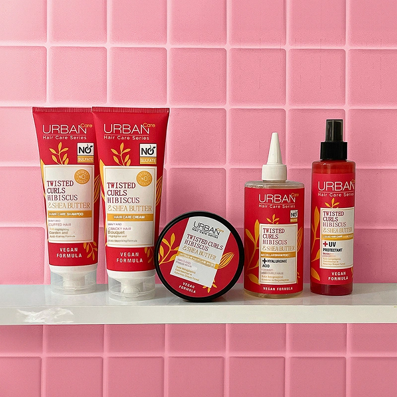 Urban Care Twisted Curls Hibiscus & Shea Butter Curl Defining Sulfate-Free Hair Care Cream 250 ml