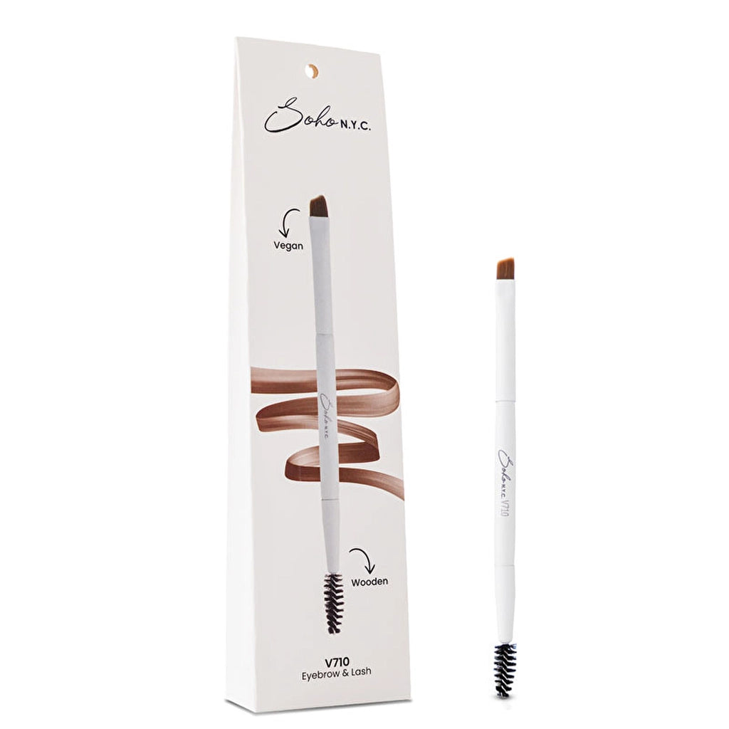 Soho NYC Vegan Eyebrow and Lash Makeup Brush V710