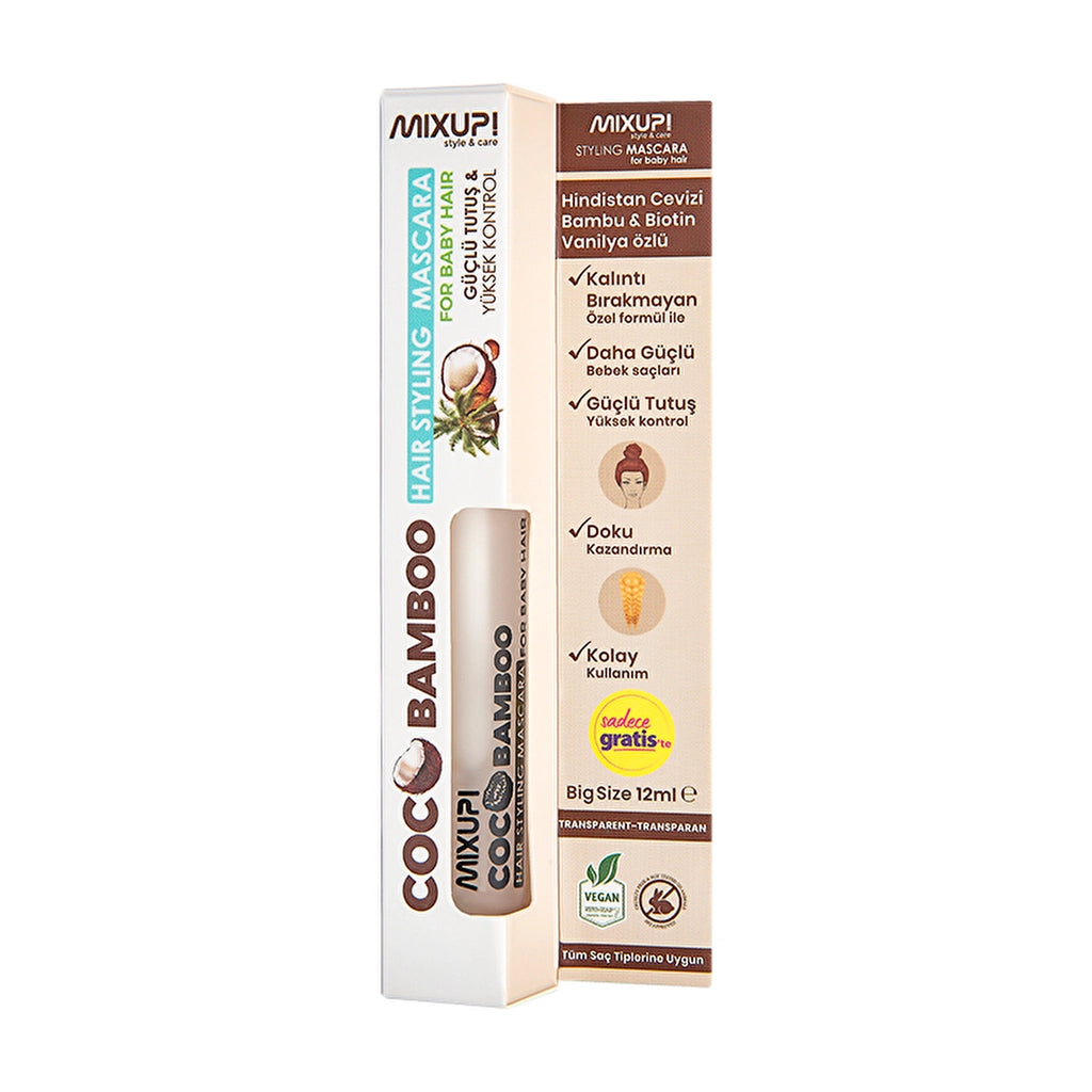 Mixup! CocoBamboo Hair Styling Mascara 12 ml (Transparent)