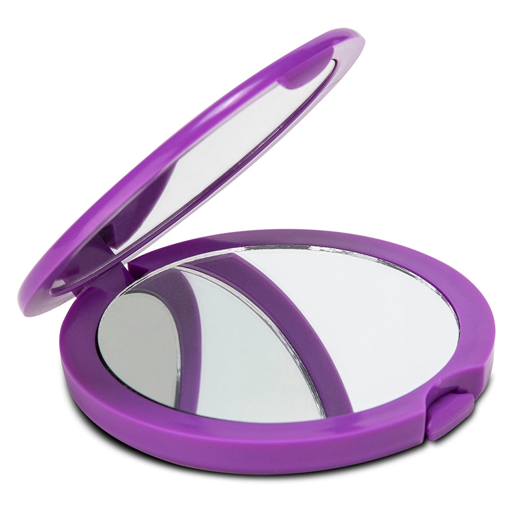 Eklips Purple Folding Pocket Mirror and Comb