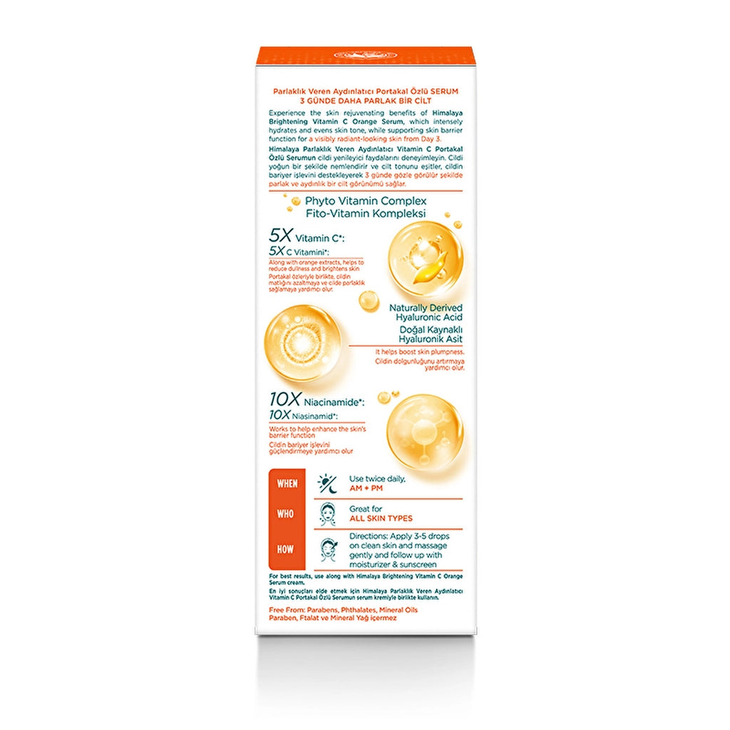 Himalaya Brightening Illuminating Serum with Vitamin C and Orange Extract 30 ml