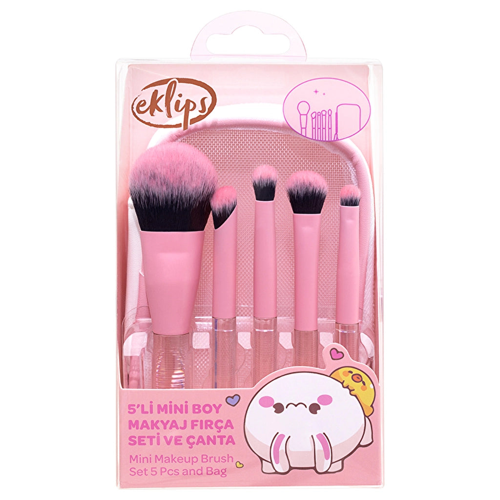 Eklips Character 5-Piece Brush Bag Set