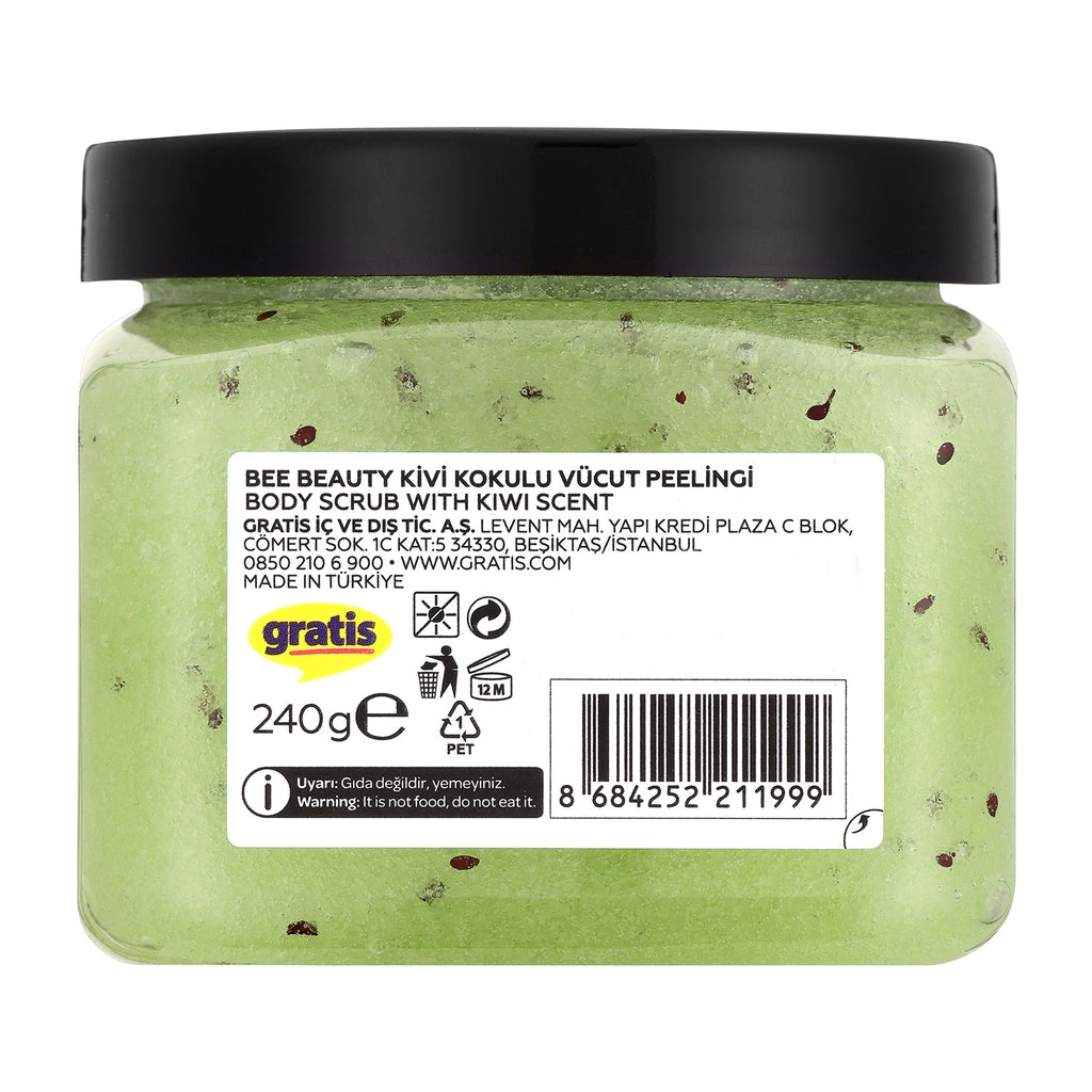 Bee Beauty Kiwi Scented Body Scrub 240 gr