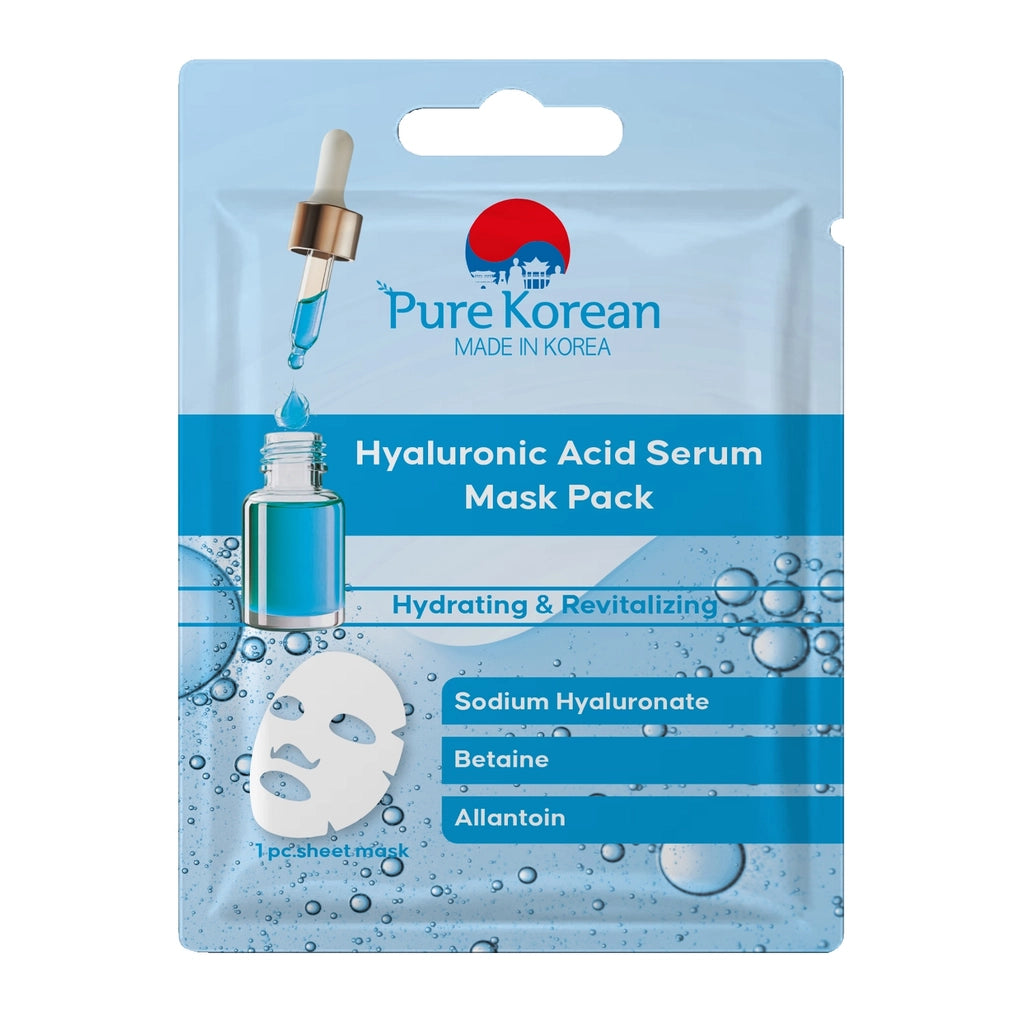 Pure Korean Hyaluronic Acid Serum Facial Mask