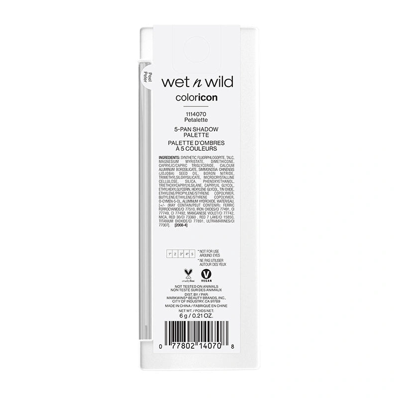 wet n wild Color Icon 5-pack Eyeshadow Palette Petalette/Forget Me Not