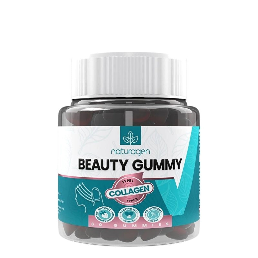 Naturagen Beauty Gummy Collagen-Containing Chewable Food Supplement 60 Gummies