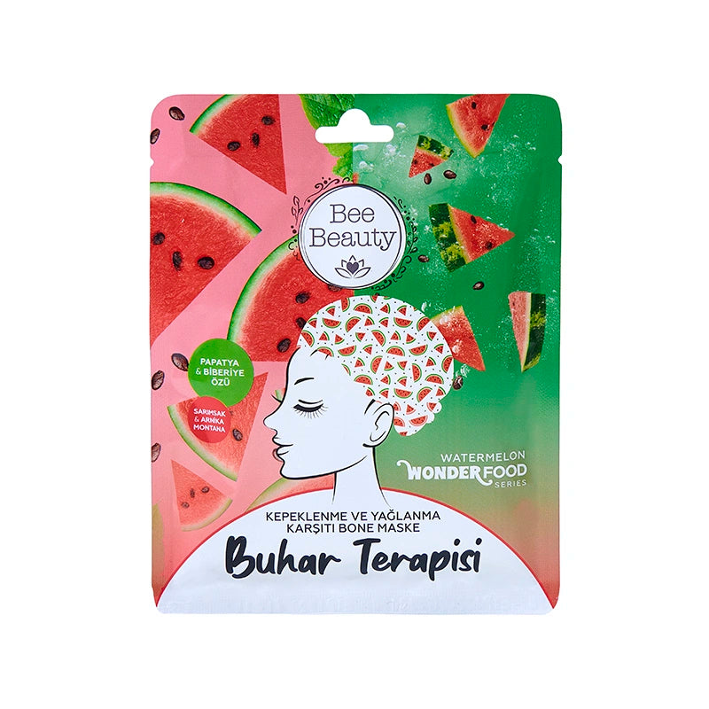Bee Beauty Wonder Food Watermelon Steam Therapy Anti-Dandruff and Oily Bone Mask