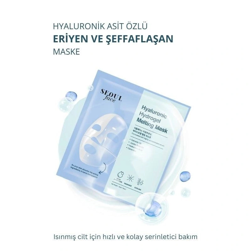 Dermal Korea Seoul Face Hyaluronic Hydrogel Melting Face Mask