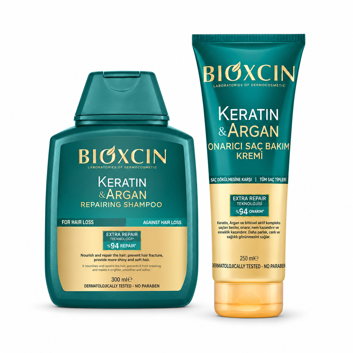 Bioxcin Keratin & Argan Repair Duo