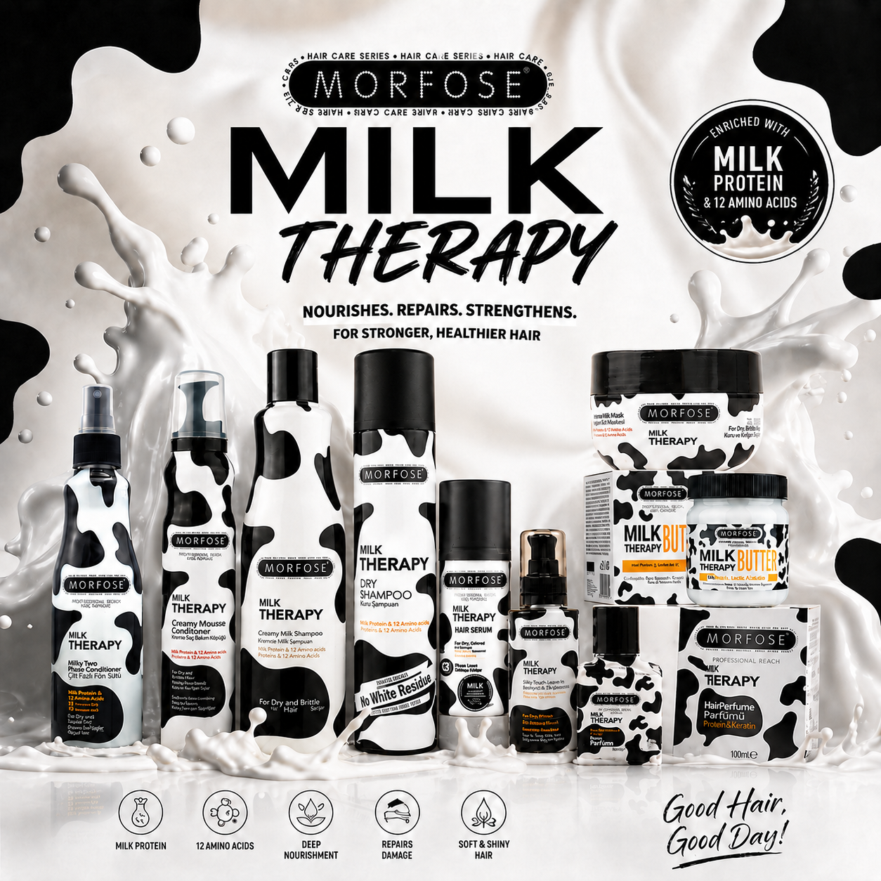 MORFOSE - Milk Therapy The Royal Collection 9 pcs