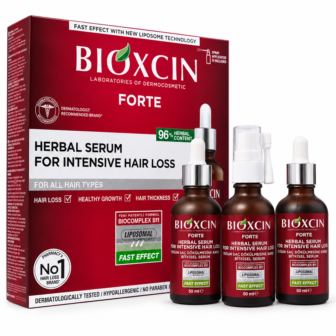 Bioxcin Forte Intensive Hair Loss Duo