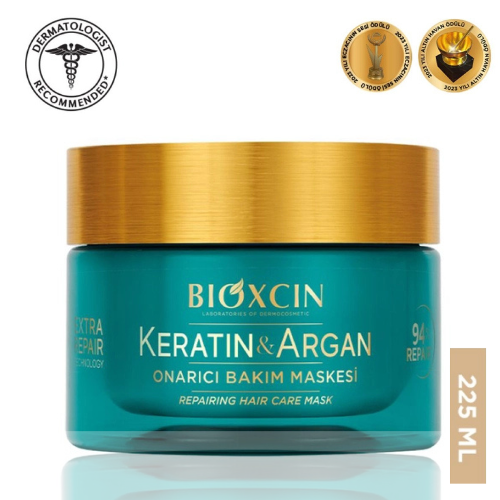 Bioxcin Keratin & Argan Repairing Hair Mask 225 ml