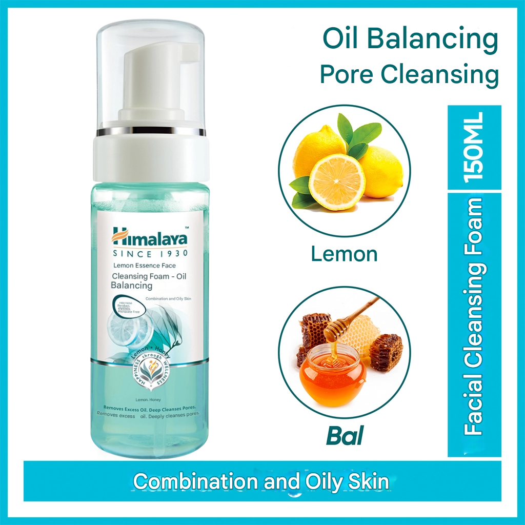 HIMALAYA - Lemon Extract Facial Cleansing Foam Oil Balancing 150 ml