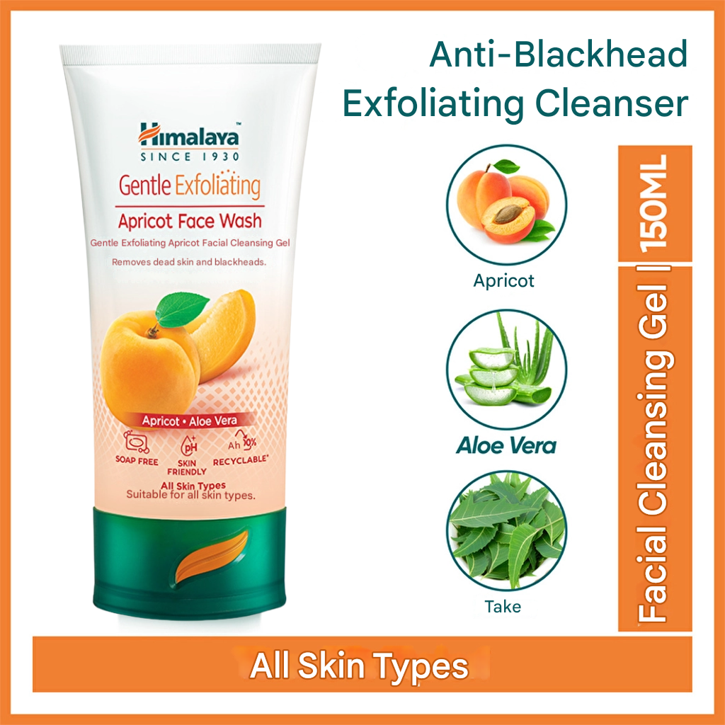 HIMALAYA - Apricot Scented Exfoliating Gentle Facial Cleansing Gel 150 ml