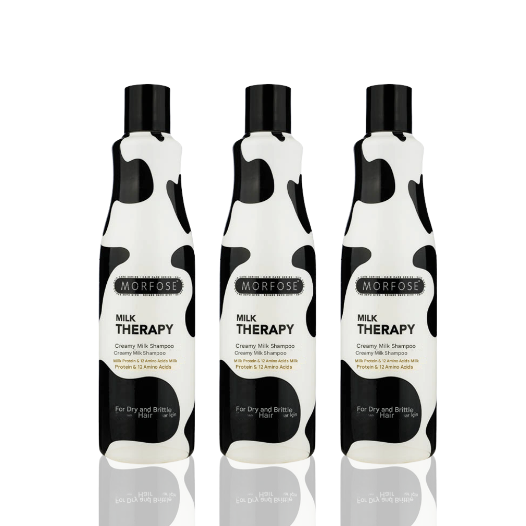MORFOSE - Milk Therapy Hair Shampoo Trio Pack 500 ml