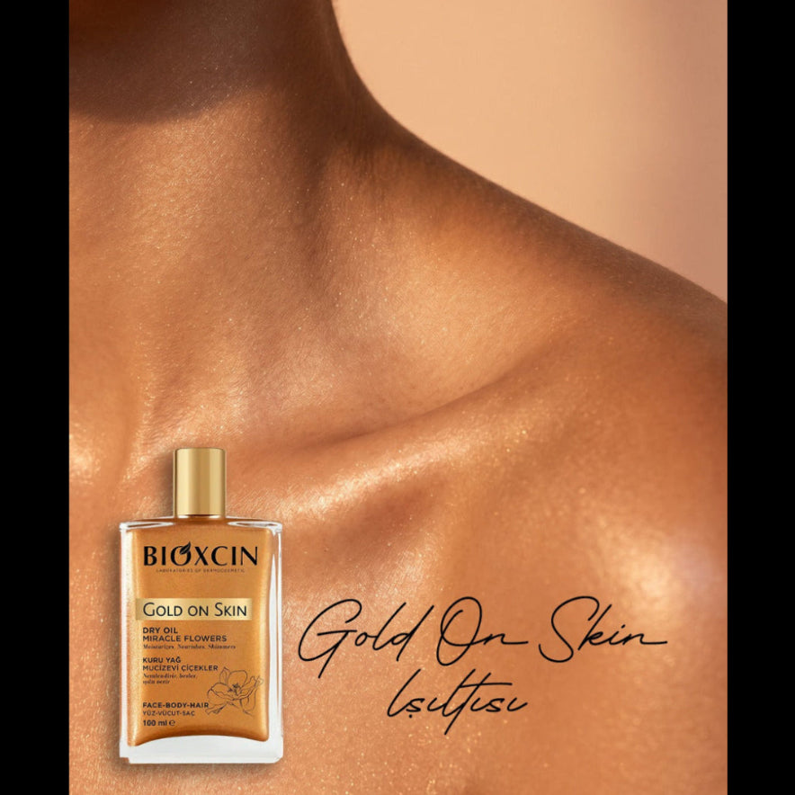 Bioxcin Gold On Skin Glittery Dry Oil – 100 ml