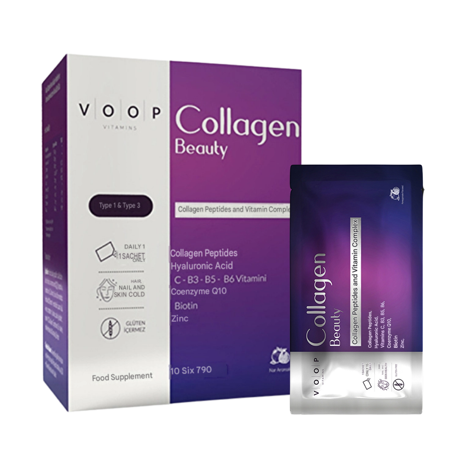 Voop Collagen Beauty Collagen Supplement 10 Sachets