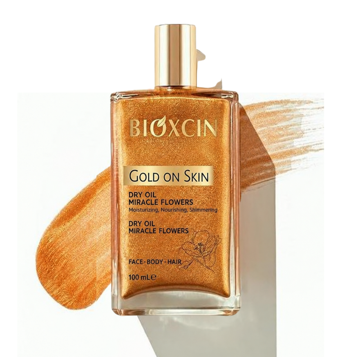 Bioxcin Gold On Skin Glittery Dry Oil – 100 ml