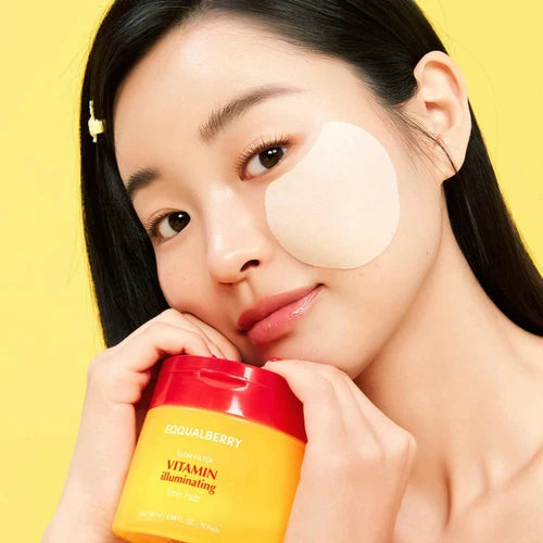 EQQUALBERRY - Vitamin Illuminating Toner Pads