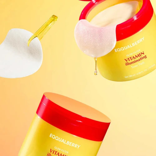 EQQUALBERRY - Vitamin Illuminating Toner Pads