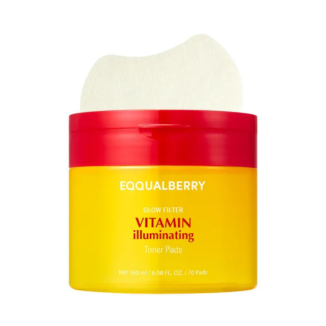 EQQUALBERRY - Vitamin Illuminating Toner Pads