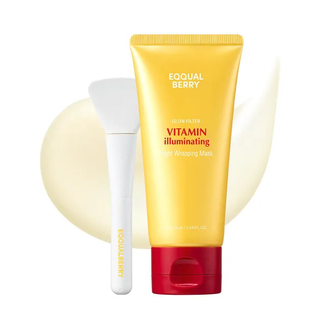 EQQUALBERRY - Vitamin Illuminating Night Wrapping Mask Set