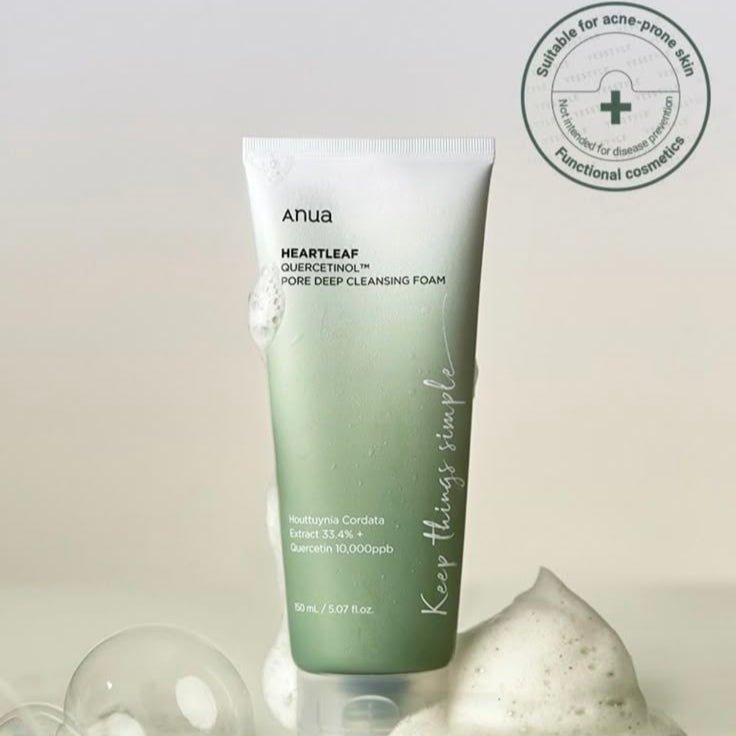 Anua - Heartleaf Quercetinol Pore Deep Cleansing Foam