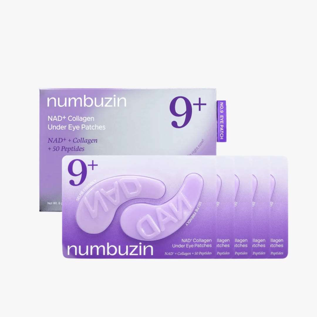 numbuzin - No.9 NAD+ Collagen Under Eye Patches