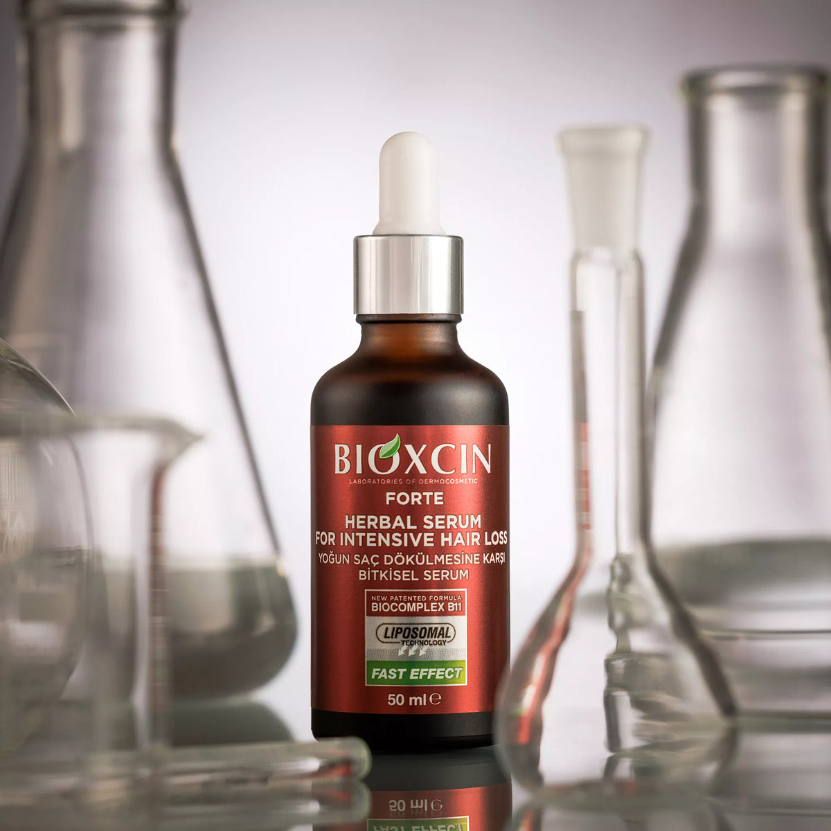 Bioxcin Forte Anti-Hair Loss Hair Growth Serum – 3 × 50 ml